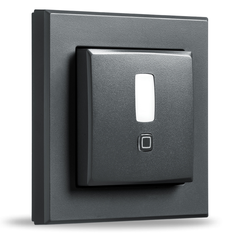 PIR detektor pohybu - pre 55 rámček, vnútorný, antracit - HmIP-SMI55-A 2 vnútorný