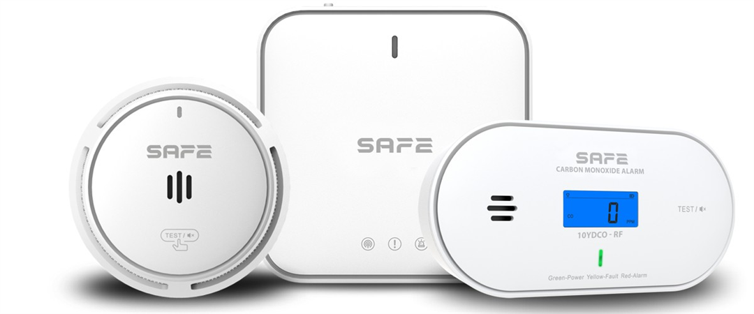 SET FIRE & CO - 1x SAFE50HUB-WRF, 1x SAFE10Y30-RF, 1x SAFE10YDCO-RF 1 SET FIRE & CO - 1x SAFE50HUB-WRF