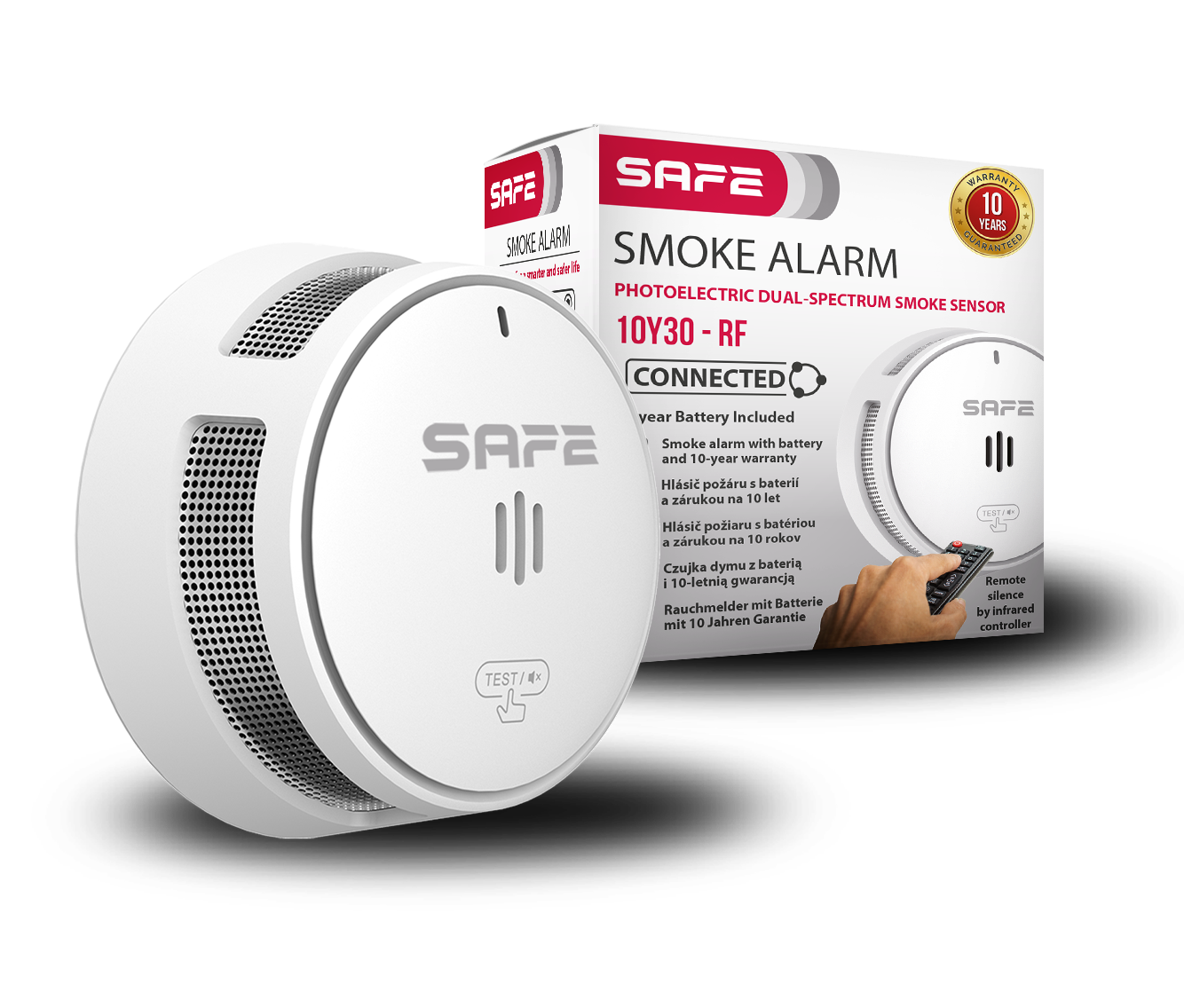 SET FIRE & CO - 1x SAFE50HUB-WRF, 1x SAFE10Y30-RF, 1x SAFE10YDCO-RF 3 1x SAFE10YDCO-RF