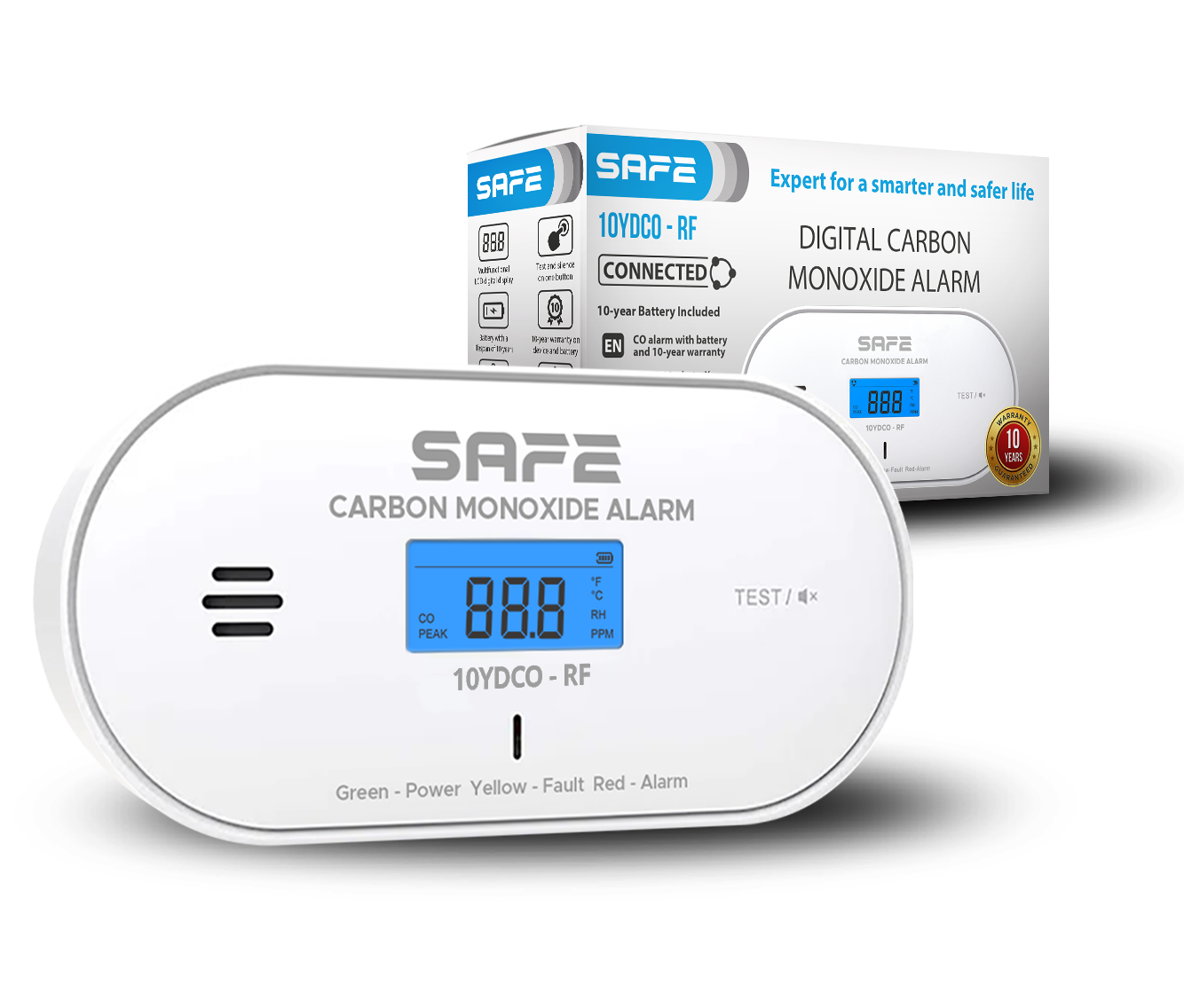 SET FIRE & CO - 1x SAFE50HUB-WRF, 1x SAFE10Y30-RF, 1x SAFE10YDCO-RF 4 SAFE